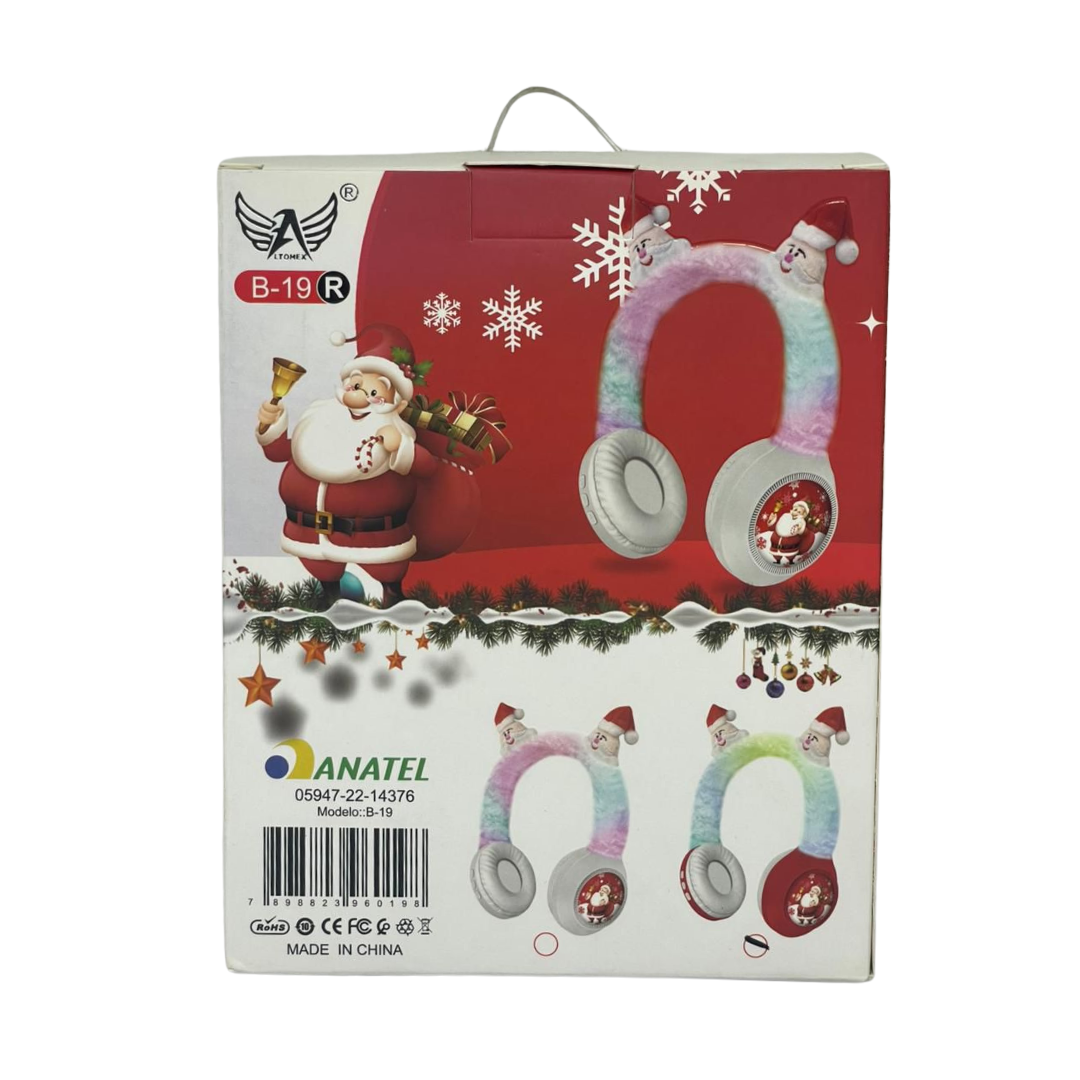 Fone de Papai Noel Altomex B-19R – Estilo Temático e Qualidade Sonora