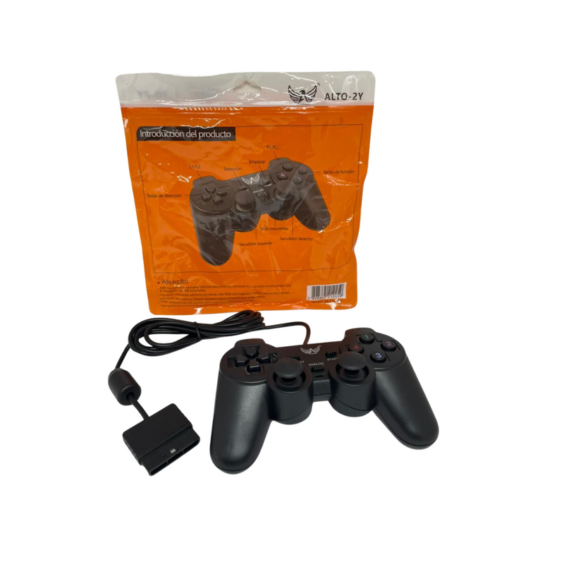 Controle de PS2 com Fio – Conforto e Precisão