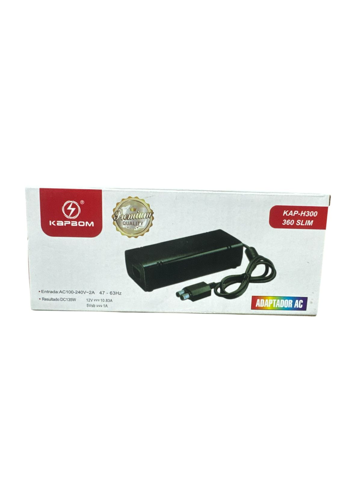 Carregador para Controle Xbox 360 Slim Tomada 2 Pinos com Cabo USB