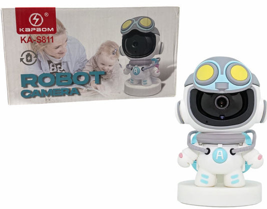 Câmera Robô Recarregável com Sensor e Detector de Movimentos – Segurança Inteligente