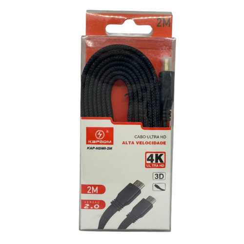 Cabo HDMI 2M – Conexão de Alta Qualidade para Vídeo e Áudio