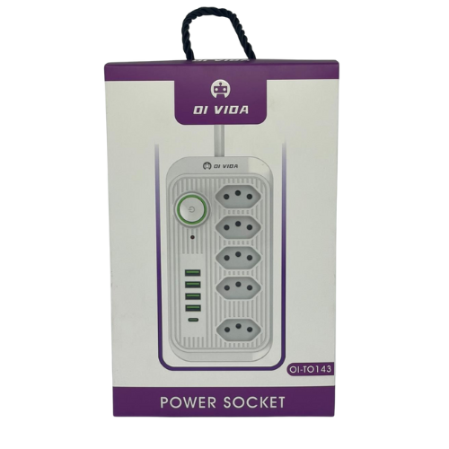 Filtro de Linha com Saídas USB e USB-C – Proteção e Carregamento Inteligente