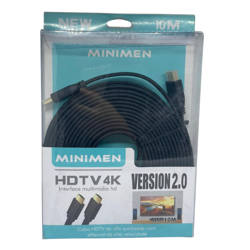 Cabo HDMI 10M – Alta Definição e Alcance Estendido